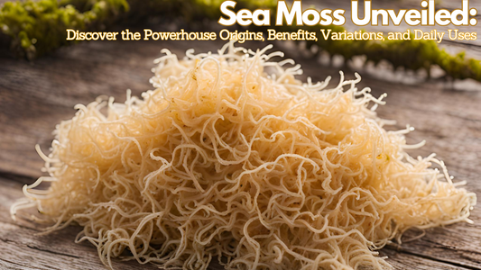Sea Moss Unveiled: Discover the Powerhouse Origins, Benefits, Variations, and Daily Uses