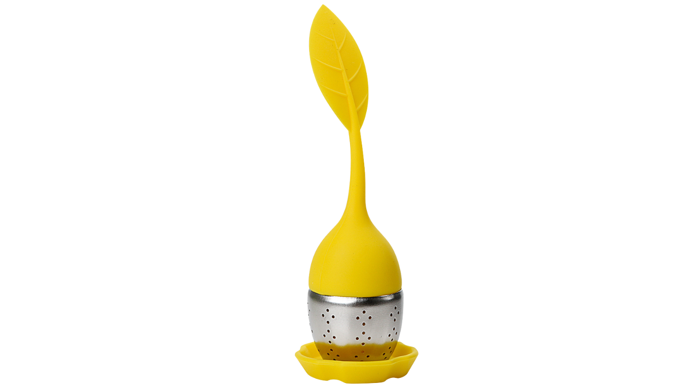 Soursopshop: Signature Stainless Steel Silicone Tea Leaf Infuser