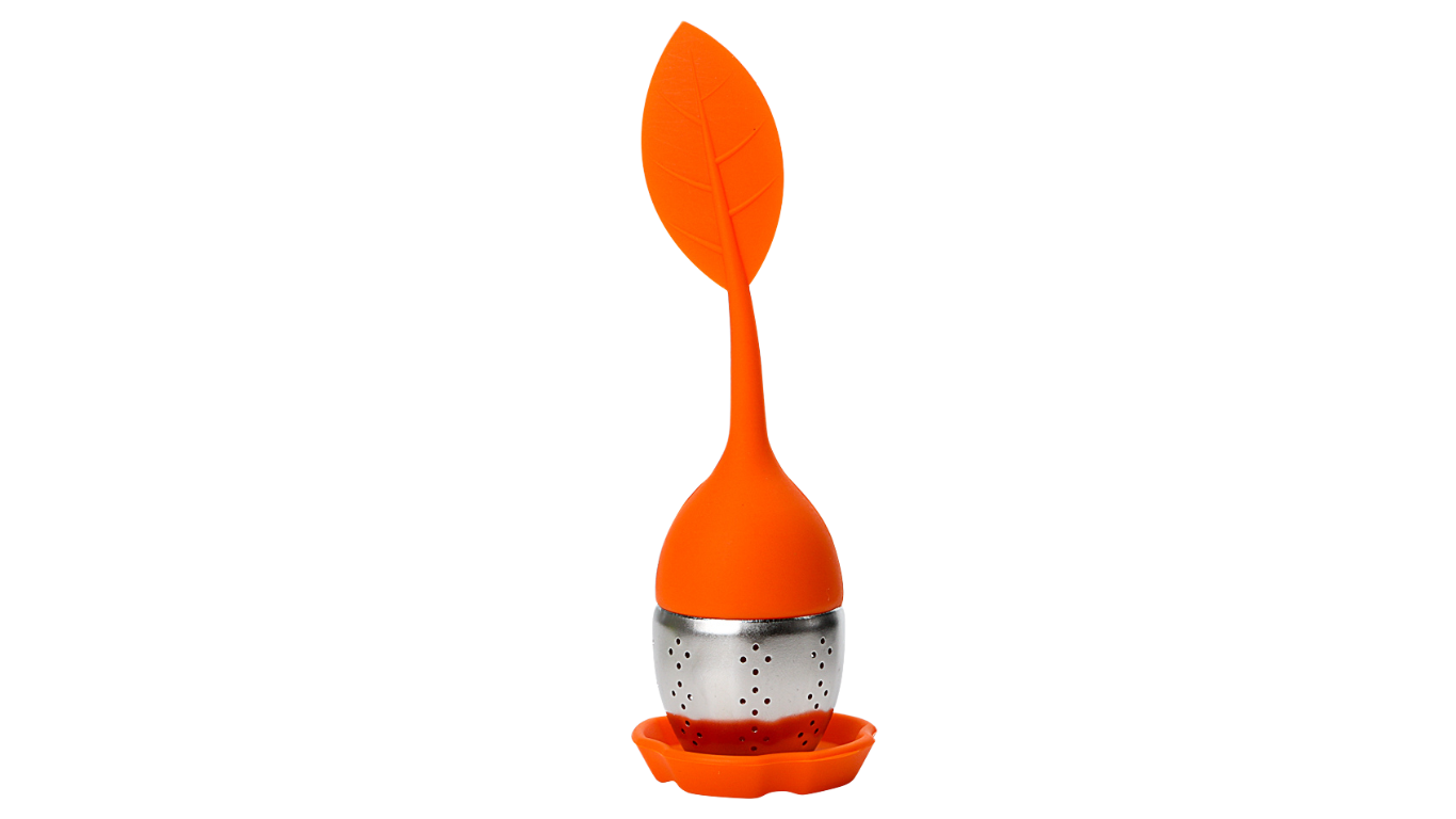 Soursopshop: Signature Stainless Steel Silicone Tea Leaf Infuser