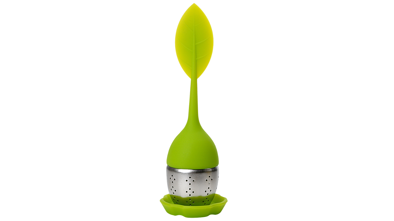 Soursopshop: Signature Stainless Steel Silicone Tea Leaf Infuser