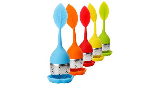 Soursopshop: Signature Stainless Steel Silicone Tea Leaf Infuser